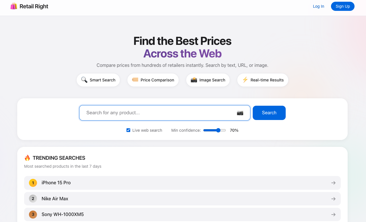 Retail Right screenshot